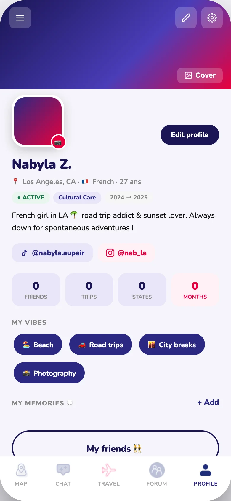 Profile, final design